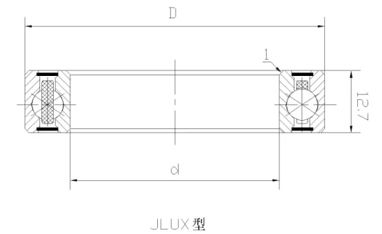 JLUX四點(diǎn)接觸球密封等截面薄壁軸承