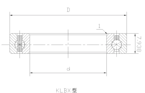 KLBX四點接觸球等截面薄壁軸承